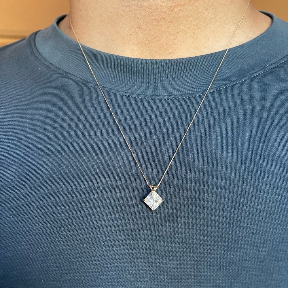 14k Cubic Zirconia Necklace